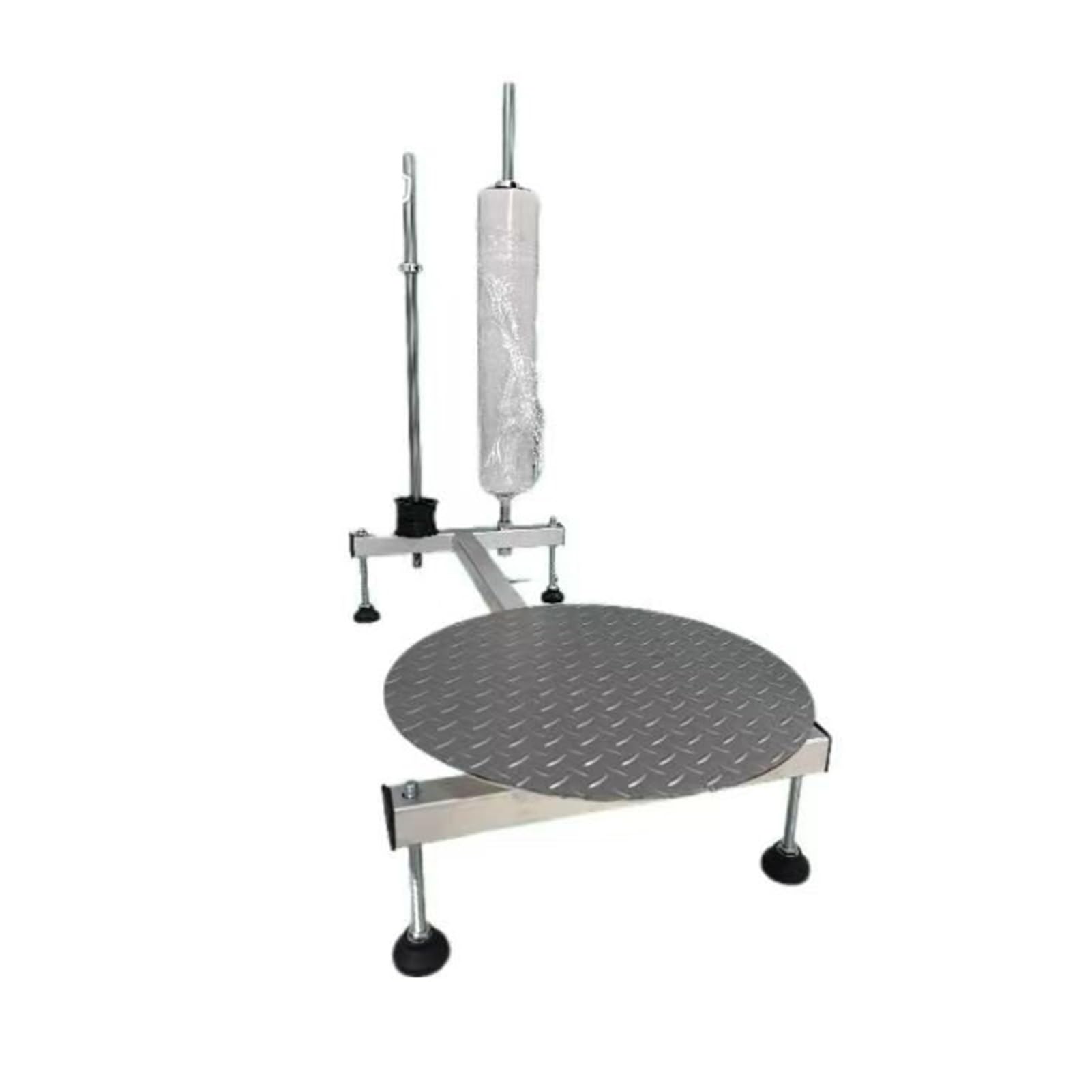Dispenser manuale di pluriball e supporto per pellicola estensibile, supporto per pallet in piedi, capacità 200 kg, per traslochi e spedizioni