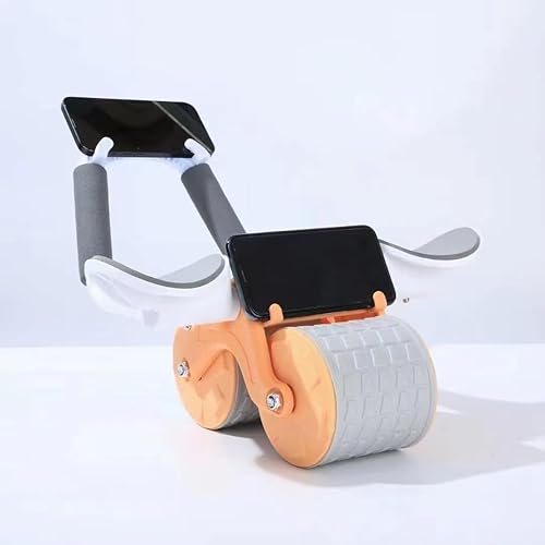 2023 New with timer Ab Abdominal Exercise Roller Elbow Support, abs roller wheel core exercise equipment, Automatic Rebound Abdominal Wheel