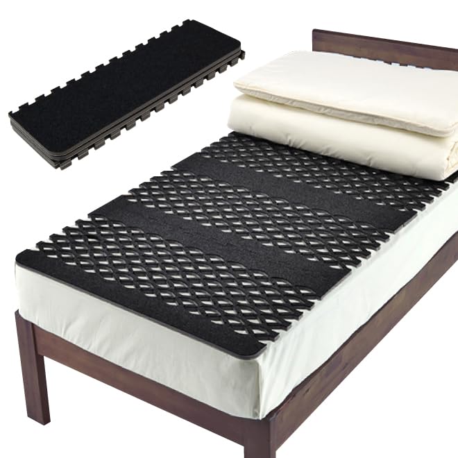 Amazon｜【極厚3cm】 すのこ型吸湿マット 備長炭 ベッド対応タイプ