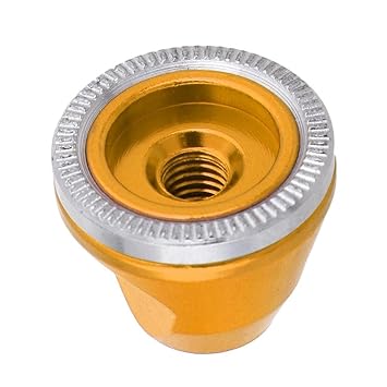 Bicycle Quick Release Lever Nuts Shaft Screw Cycling Hub Axie Bolt Gold