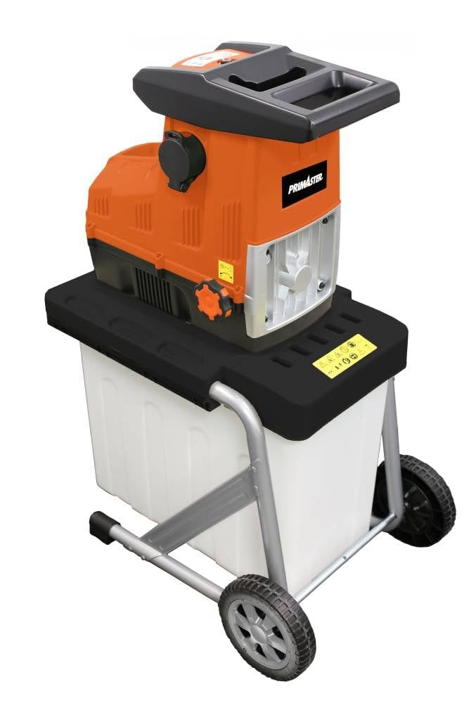 Primaster Walzenhäcksler PMHW 3000W Aststärke Ø 45mm Häcksler Leisehäcksler