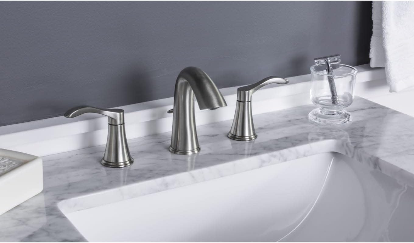 Miseno MNO311L Bella 1.2 GPM Widespread Bathroom Faucet with Pop-Up Drain Assembly - Chrome