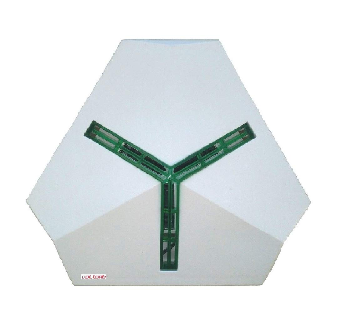 VOLtORb - Star Musical Model - South Special Religious Mantra Tunes Door Bell (9 Tunes) - Matt Finish -White Color- Plastic- 1 Piece Wired Door Bell