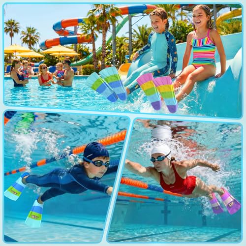 Gintenco Swim Fins, Adults & Kids Swim Training Fins for Lap Swimming - image 6