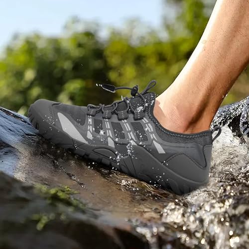 Image of SOBASO Water Shoes Women Men Hiking Dry Aqua Beach Swim Surf Shoes for Outdoor Fish Hiking Pool