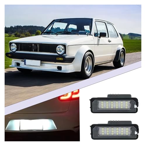 Luces LED de matrícula para Golf 4 5 6 7 y Scirocco pack de 2 unidades 2