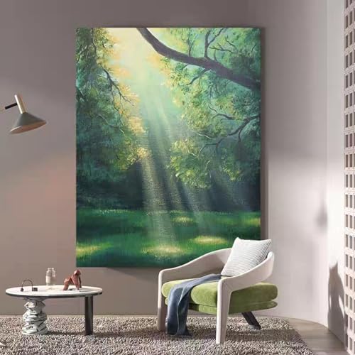 Affiche murale chambre salon style scandinave ambiance chaleureuse sunshine jaune vert