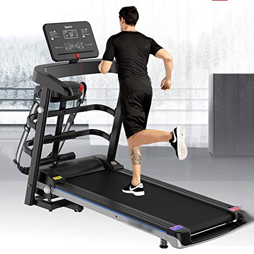 Image of Treadmill Small Folding Home Fitness Equipment 56cm Super Wide Treadmill EVA High-Density Shock-Absor Soft Running Board 13868124cm