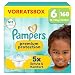 Pampers Premium Protection Größe 6, 168 Windeln, 13kg-18kg, unser Nr. 1 Haut- und Auslaufschutz