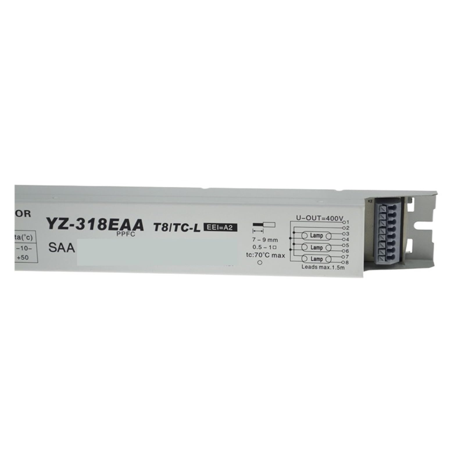 YZ-118EAA YZ-218EAA YZ-218EAA YZ-318EAA One for T8 Prostownik do lampy fluorescencyjnej 18W/20W (YZ-118EAA)