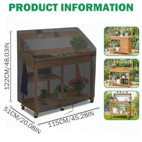 Cubierta para gabinete impermeable para exteriores de 48x45x2 con protección UV 4