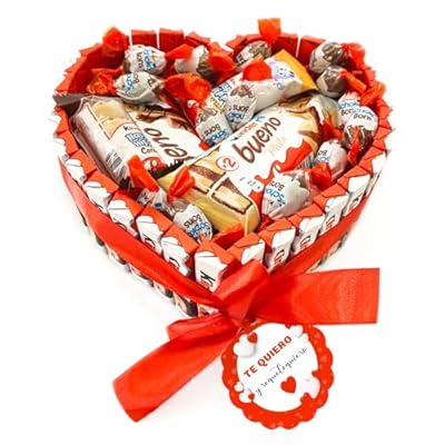 Onza Regalo dia de la madre - Cesta día de la madre de Chocolates Kinder para Regalar - Kinder Bueno pack: Bombones Chocobons, Happy Hippo, Cards - Regalos originales para el dia de la madre | Ya disponible en tu tienda friki favorita! En mundofriki.es!