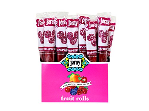 Joray Fruit Rolls, Raspberry, 0.75 Ounce (Pack of 48)