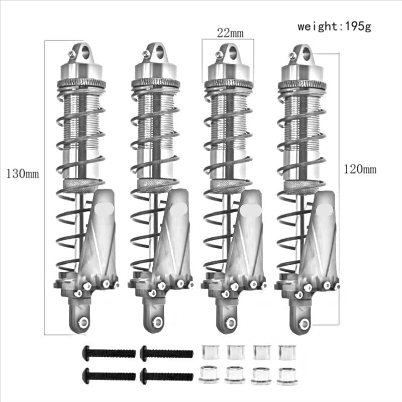 RCカー用ショックアブソーバー Compatible With Axial For SCX10 AXI03007 RBX10 D90