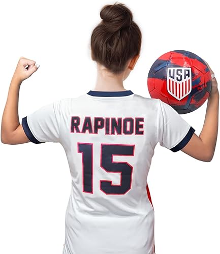 Miniatura 5 de Icon Sports Camiseta oficial del equipo nacional de fútbol femenino de EE. UU. para el día del partido - Niñas