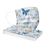 ✅MATERIAL ZUSAMMENSETZUNG: das Material besteht aus 100% Vliesstoff, Es ist pH-neutral und hat eine hohe Atmungsaktivität bei hohem Feuchtigkeitstransport. Gesichtsmaske hat ein Kautschukband aus hochelastischer Mikrofaser für maximalen Komfort.