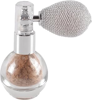 Alide Highlighter Loose Powder Spray Glitter Powder Shimmer Glitter Makeup for Hair Face Body and Clothes (Champagne)