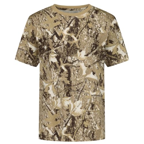 Image of Lucky Brand Boys' Short Sleeve Graphic Crew Neck T-Shirt, Soft, Comfortable, Relaxed Fit