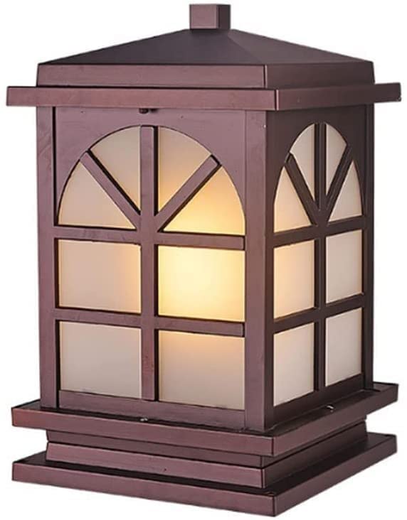 Luminaire de jardin en aluminium et verre WQHPLMD pour balisage extérieur étanche