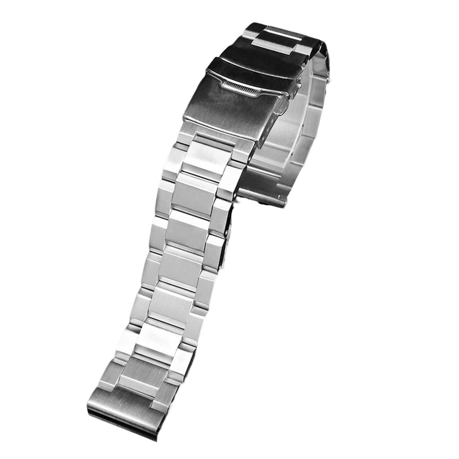 Bracelet 24mm acier inoxydable solide compatible Casio GA2000 PRG-650