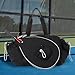 Aymzbd Tennis Racket Bag Racquet Shoulder Bag Nylon Large Capacity Fashionable Outdoor Sports Outdoor Sports Handbag Racket Holder, Black