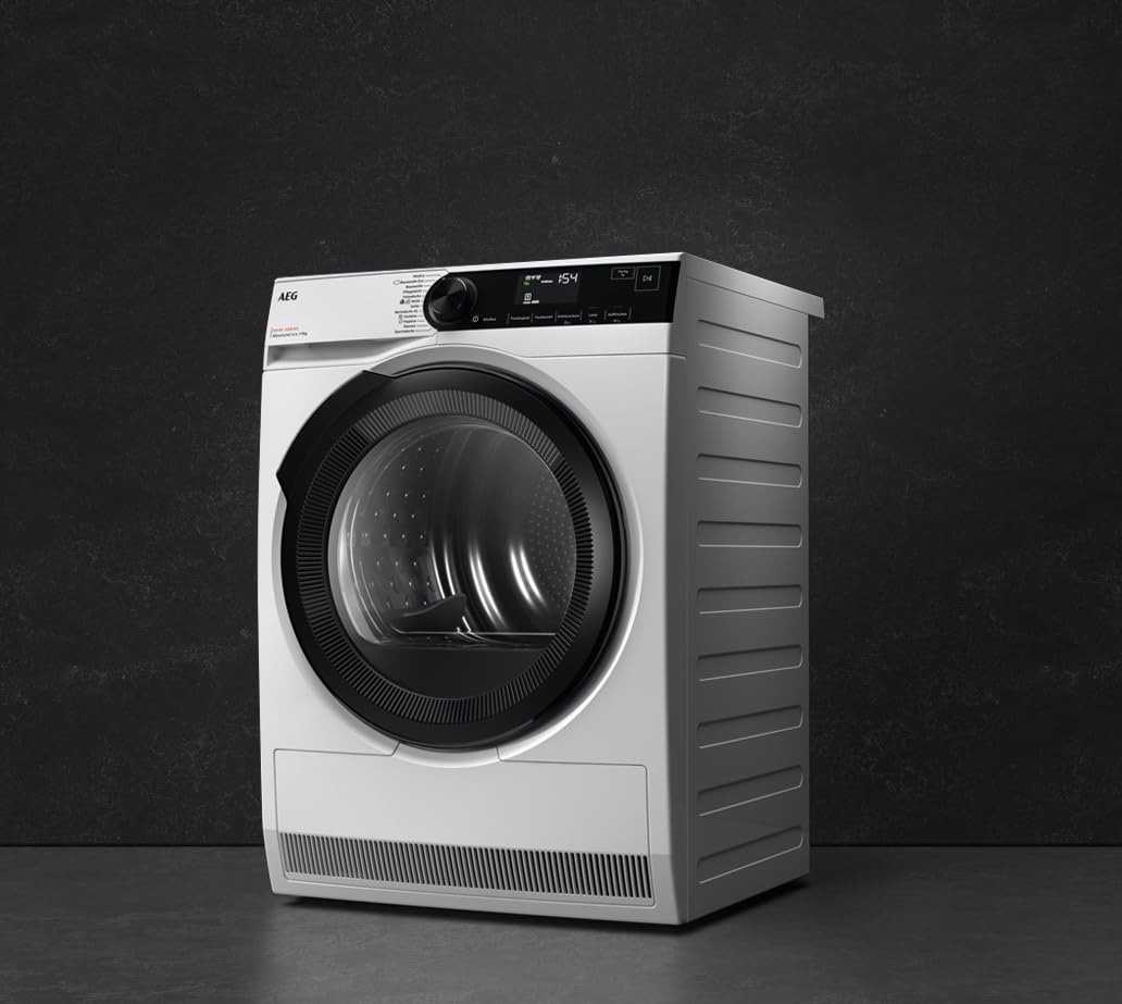 AEG Wärmepumpentrockner 8 kg Serie 8000 AbsoluteCare TR8AMZ68 C Energiesparend Trommelbeleuchtung Knitterschutz Schontrommel