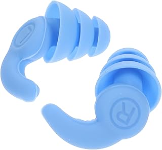 ibasenice Schalldämmende Silikon Ohrstöpsel für Schlaf und Konzerte Ergonomisch Wiederverwendbar Geräuschisolierend für Erwachsene und