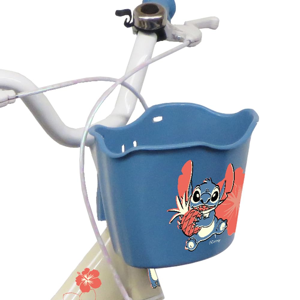 Bicicletta 16” Disney Stitch – Telaio Acciaio, Freni Caliper, Pneumatici Gonfiabili, Stabilizzatori, Borraccia E Portaborraccia