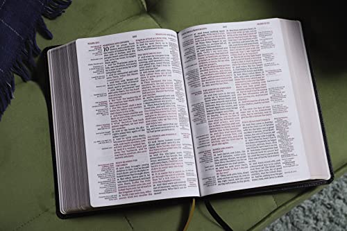 Kjv, Thompson Chain-Reference Bible, European Bonded Leather, Black, Red Letter, Comfort Print: King