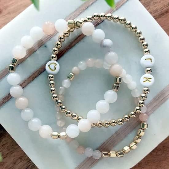 Miniatura 7 de Zenkeeper 116 cuentas de aventurina rosa para fabricación de joyas de 0.236 pulgadas (0.236 in), piedras preciosas de aventurina rosa sueltas