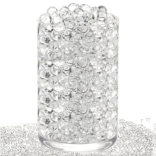 50000 Transparent Wasserperlen, Vasenfüller Granulate für Heimdekorationen DIY Homemade Schlamm Pflanze Blume Gel Bälle Gelperlen Durchsichtig Aquaperlen,Transparent