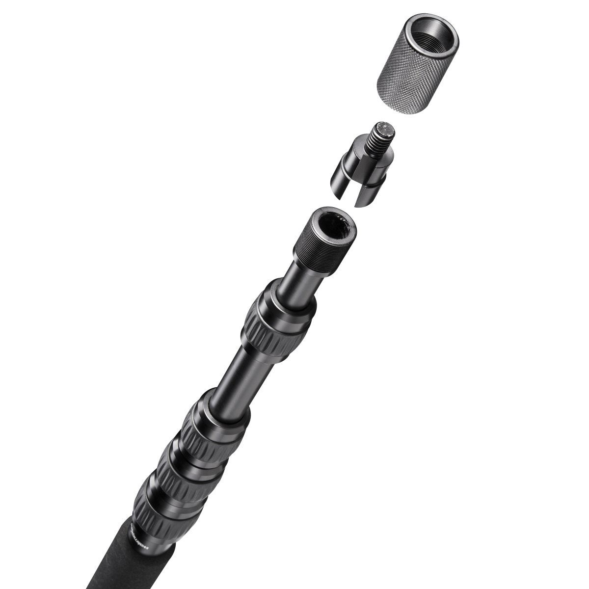 Walimex 20361 Pro Tonangel MicPipe Hand Treppiede Microfono Angel (adatto per microfono, lunghezza max. 3m, incl. passacavo per cavo con max. 7mm)