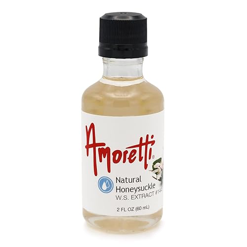 Amoretti - Extracto natural de madreselva soluble en agua de 2 onzas - Altamente concentrado y perfecto para pasteles, salados, elaboración de