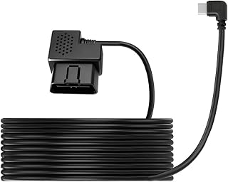 OBD Hardwire Cable - USB Adapter Plug, 12V/24V Step Down Converter for Reliable Connection, Compact Safe Detail, Automotive Charging Gadget, Road Trips Parking Lot Daily Driving Travel