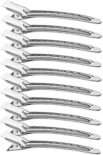 10 piece set of metal shaping clips, seamless hair clips, fluffy hair roots, sil