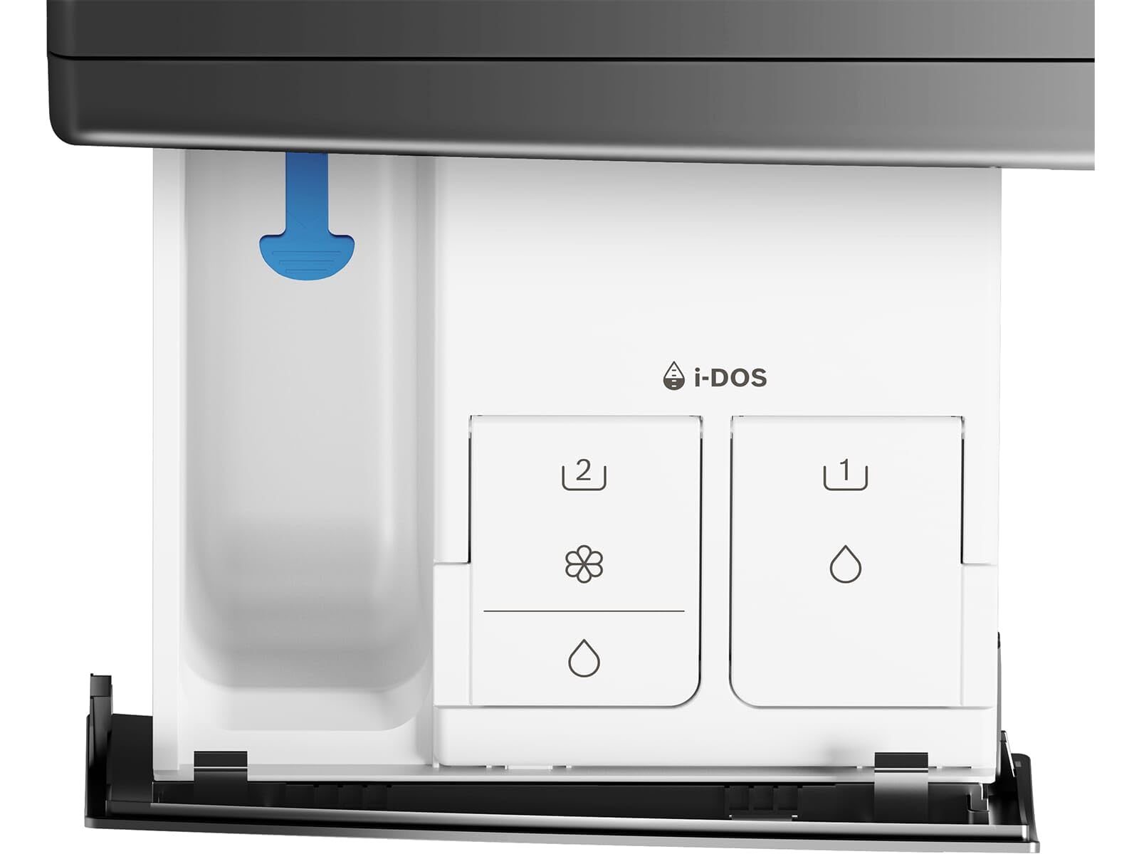 Bosch WNC254AS0 Série 8 Lave-linge séchant intelligent, lavage 10,5 kg et séchage 6 kg, 1400 tr/min, dosage intelligent i-Dos, élimine 16 types de taches, IronAssist avec fonction vapeur, AutoDry