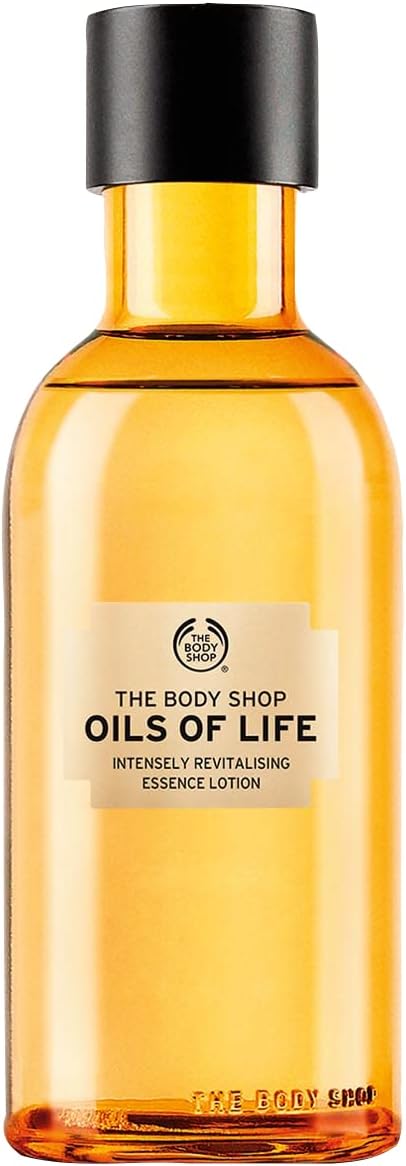 The Body Shop Oils of Life Intensely Revitalising Essence Lotion, 100% Vegan, 5.4 fl. oz.