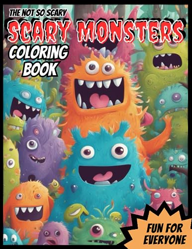 The Not So Scary Scary Monster Coloring Book: "Roaring Fun: A Monster Coloring Book for Kids - Explore Magical Adventures with Adorable Creatures! ... Minds, Hours of Entertainment Guaranteed!" image 2