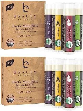 USDA Organic Lip Balm - USA Made with Natural Ingredients