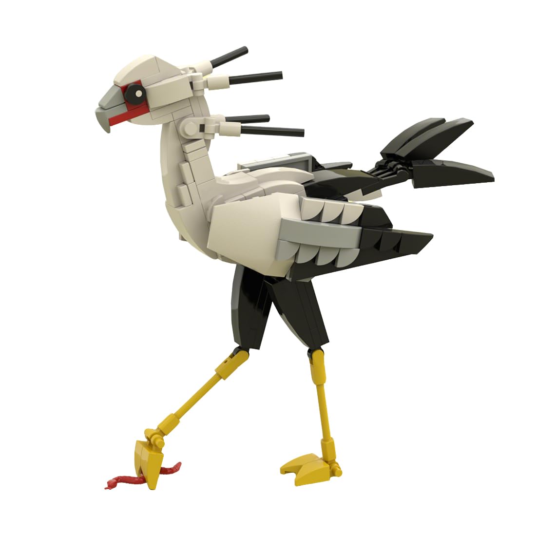 Kaoliscious Savanna Bird Animal Building Blocks MOC Bird Bricks Kit for Adults to Build, Modular Animal Blocks Home and Office Desk Décor, Valentine's Day Gifts - 157 Pieces