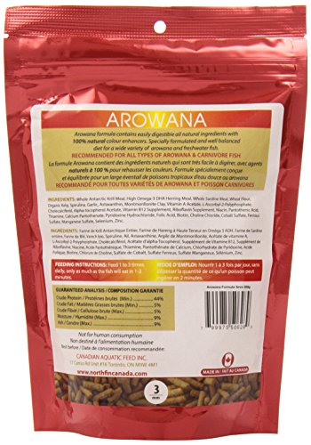 Northfin Food Arowana Formula Sticks, 250 G #TOP1