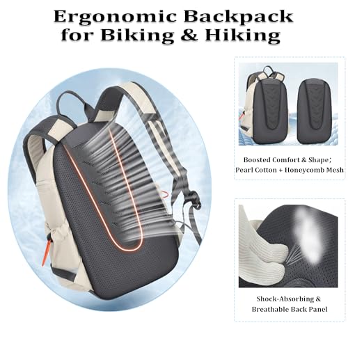 Mochila de senderismo ligera 15L para camping y bici miniatura 5