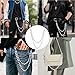 Travone Wallet Chain Layered Punk Pants Chain Hip Hop Pocket Belt Chains for Men Women Fashion Bohemian Exquisite Rhinestone Key Chains for Jeans Trousers Clothing Bag Goth Gifts Jewelry Accessories