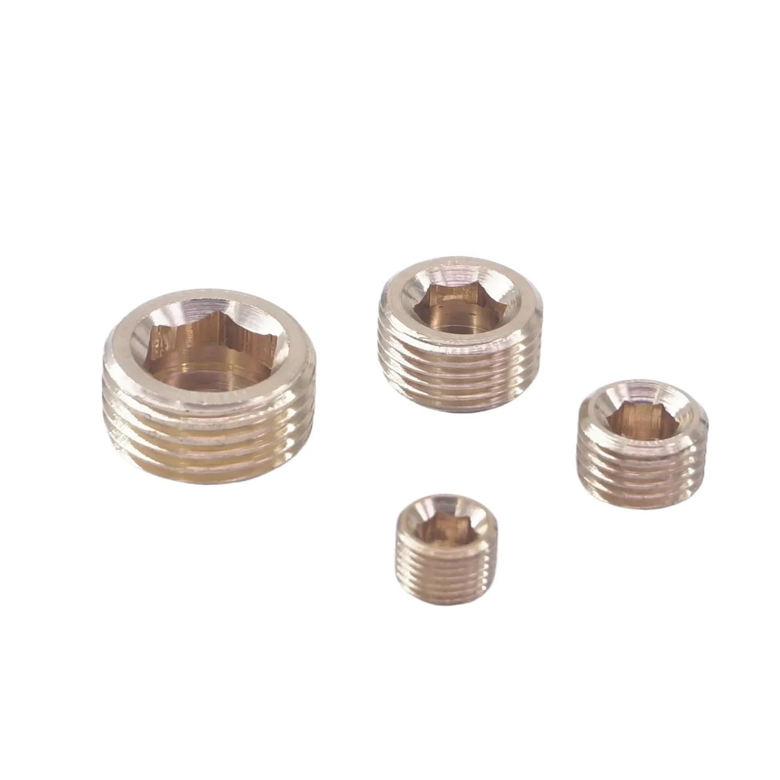 Bouchon d'extrémité de tuyau en laiton massif 1 pouce NPT durable