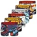 FREEGUN Calecon Boxer Homme Microfibre (Lot de 6), Bleu, Gris, Jaune, Orange Taille M