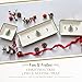 Spode Christmas Tree 3-Piece Dessert Trays, Serveware - Holiday Dinnerware & Decorative Tray, Holiday Winter Serving for All Parties & Occasions - for Snacks, Appetizers, Cookies