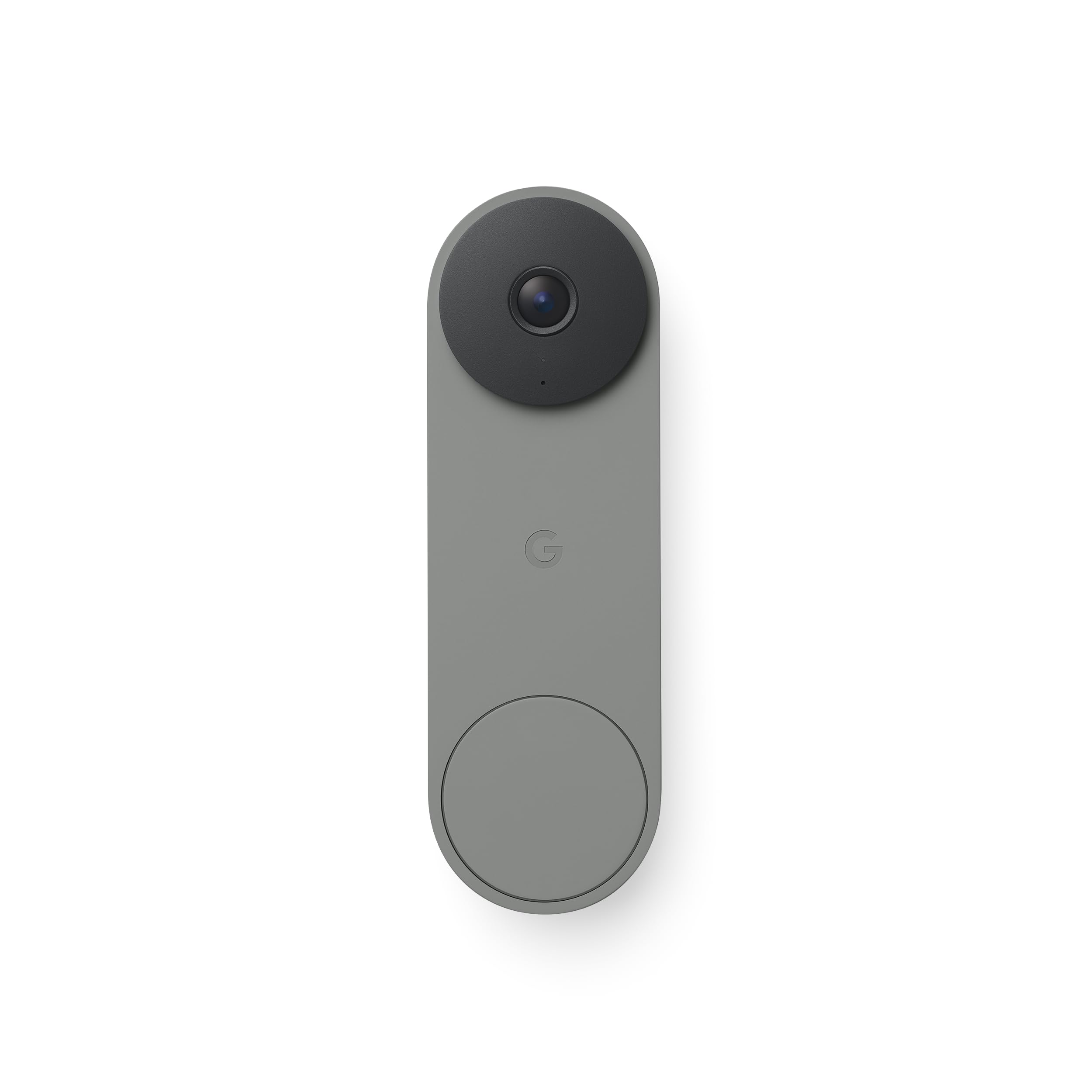 Google Nest Doorbell (Wired, 3rd Gen) - 2K Video and Gemini, Live View, Night Vision, 2-Way Audio - Works with Google Home - 2025 Model - Hazel