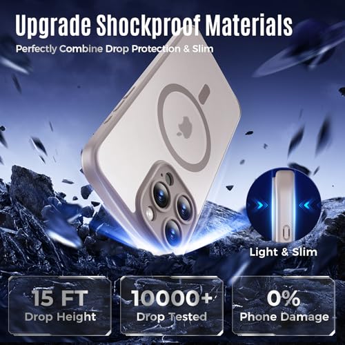 Image of Symcele Designed for iPhone 16 Pro Max Case, Natural Titanium