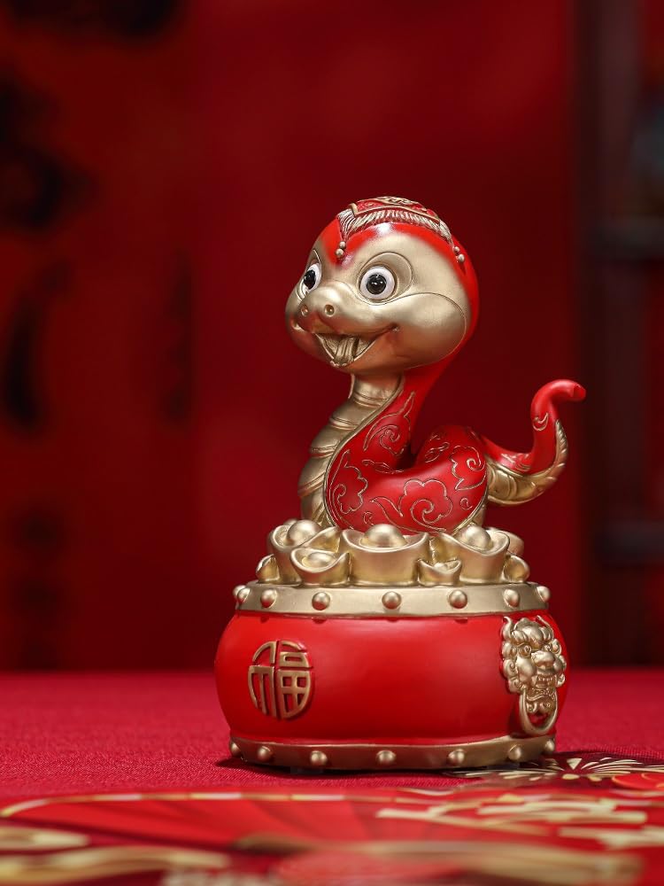 Biurko Biurko Mosiężny Wąż Ornament Dom Rzemiosło Dekoracja Ciekawostka Półka