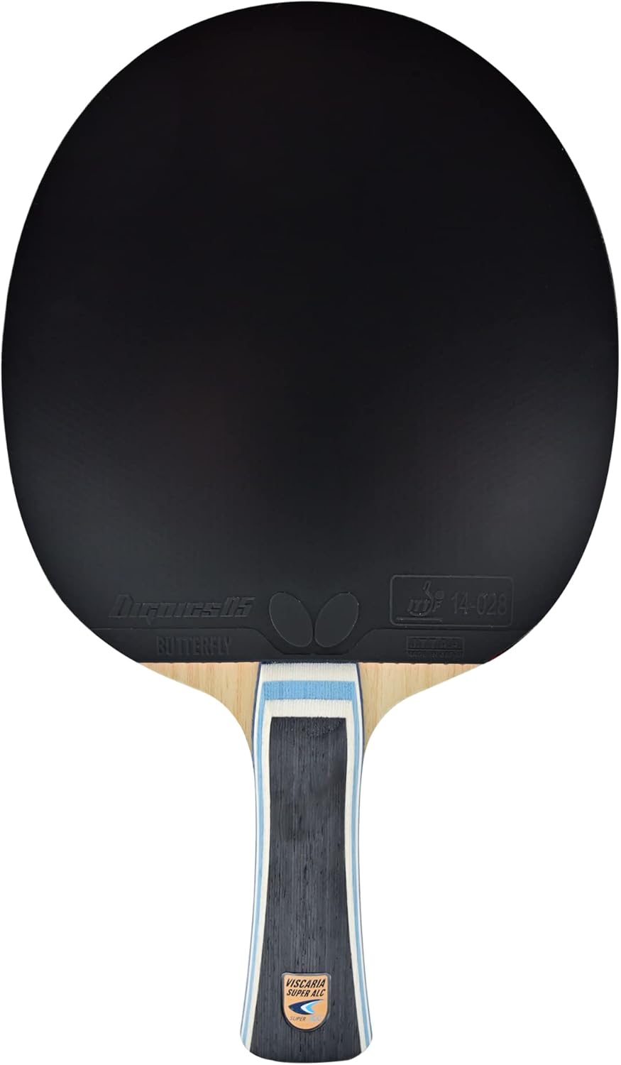 Butterfly Viscaria Super ALC Table Tennis Racket - The Identical Racket Used by Marcelo Aguirre - Perfect for Two-Winged, All-Around Looper - Recommended for World Class Play